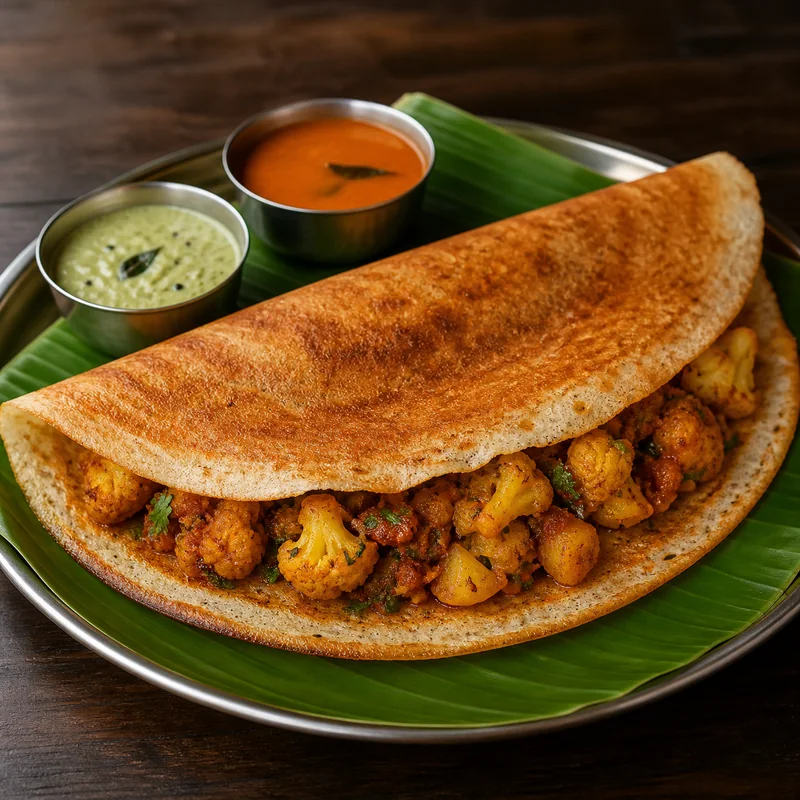 Gobi Masala Roast prepared for serving