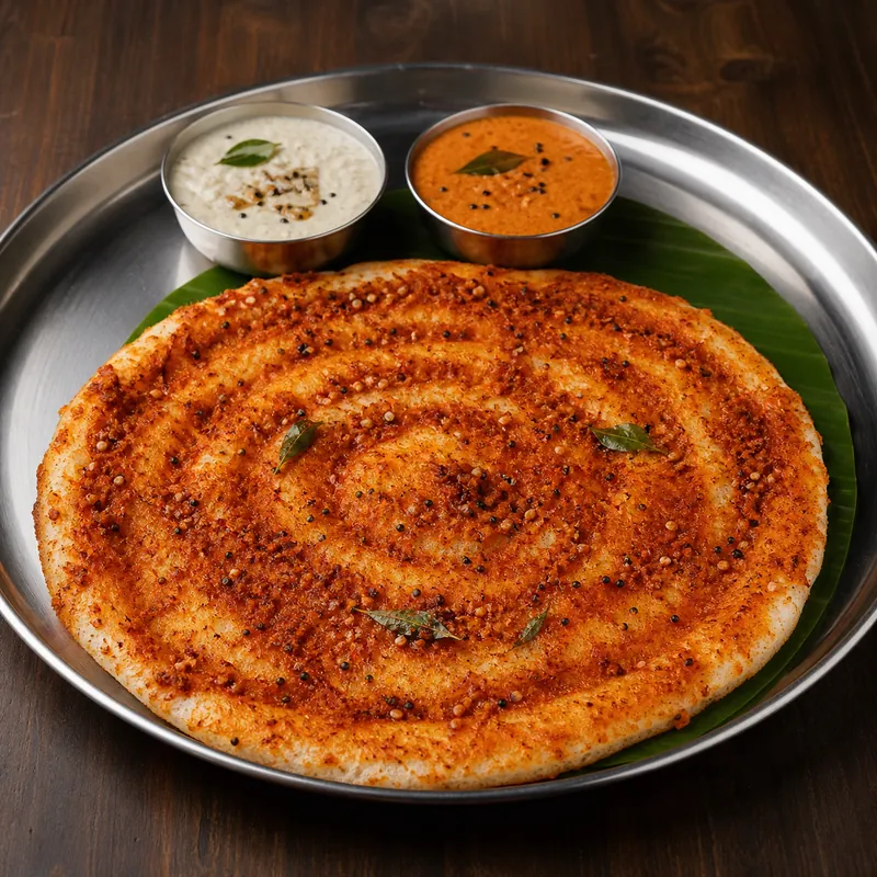 Thattu Podi Idly prepared for serving