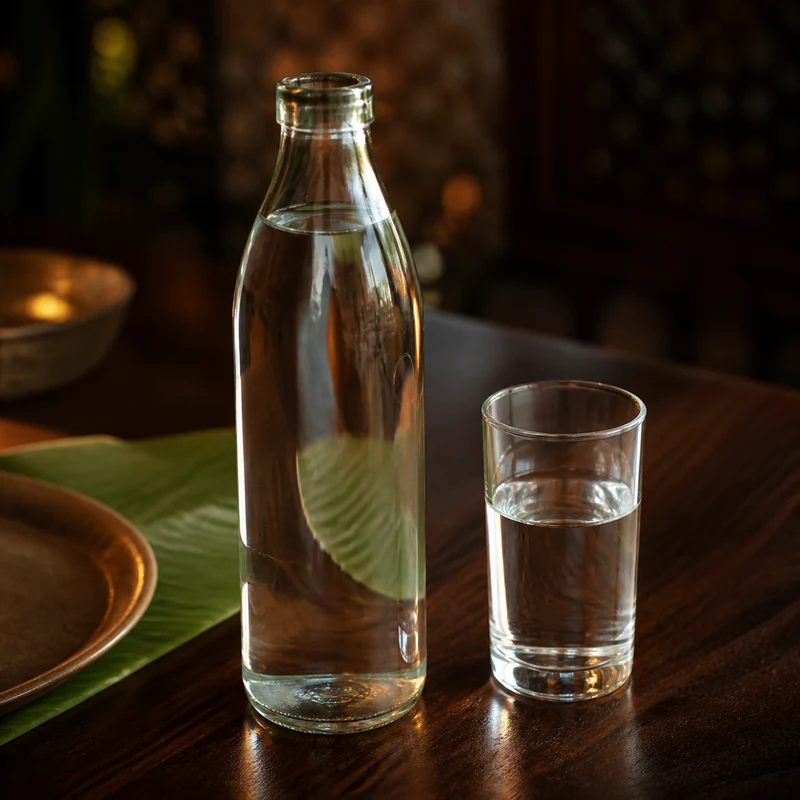 Bottled Water (Zero VAT) prepared for serving