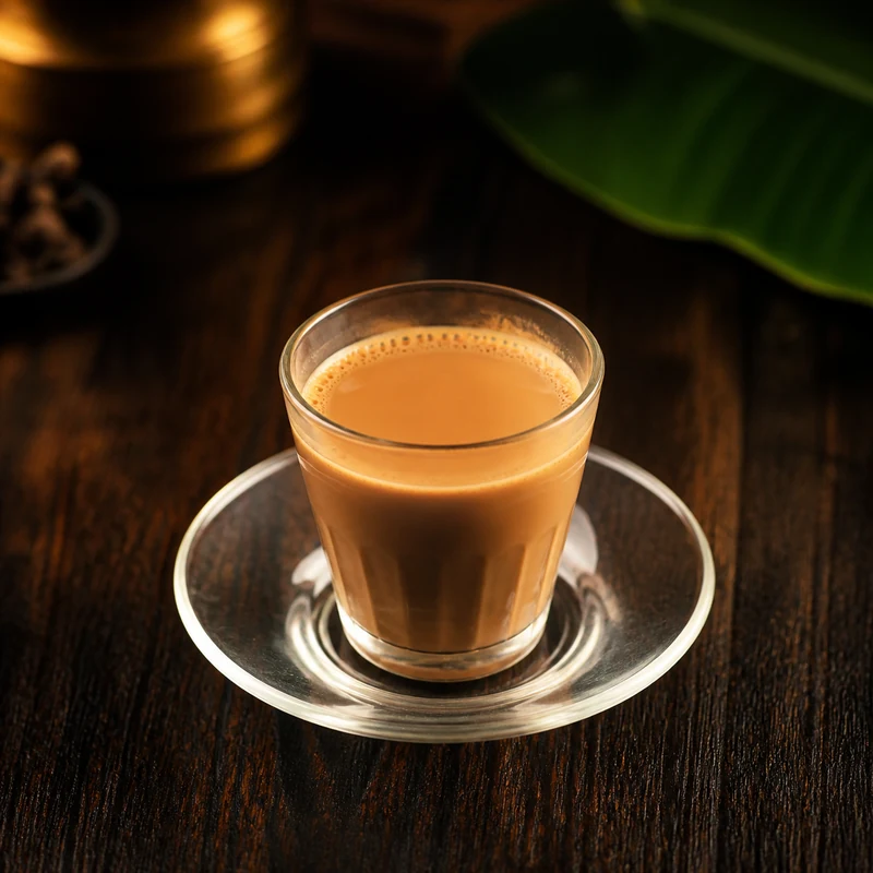 Mini Tea prepared for serving