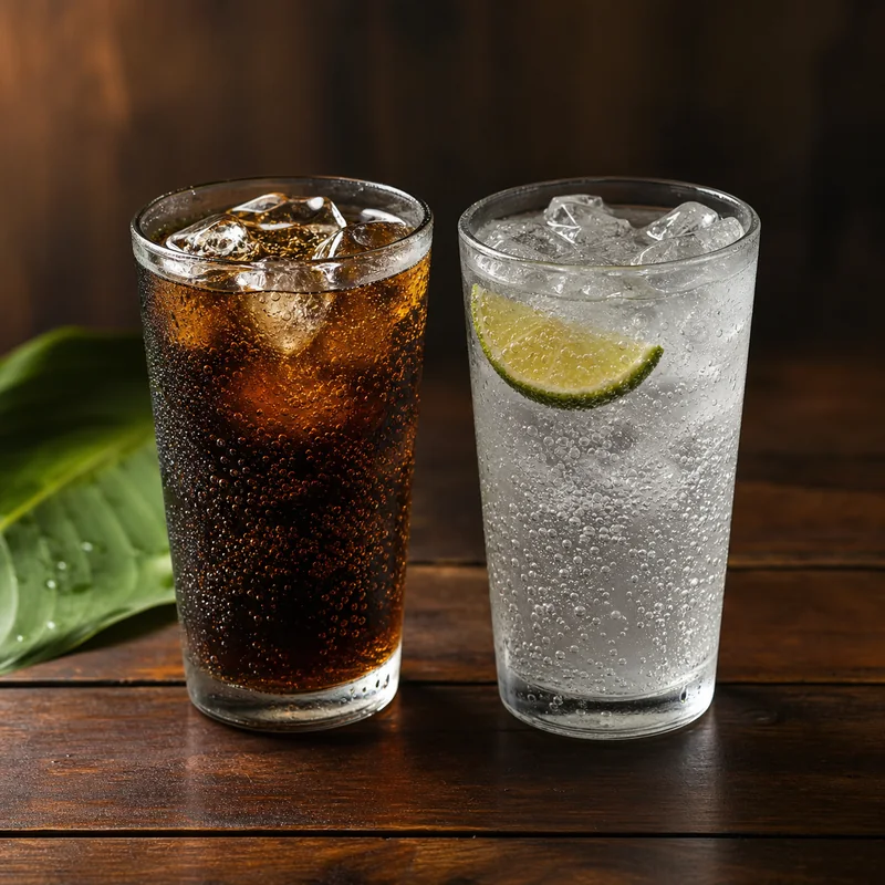 SODA (Choose from Coke / Sprite) prepared for serving