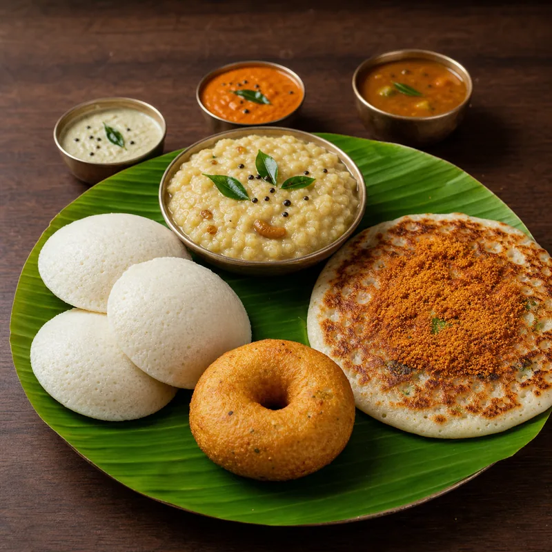 Amudham Breakfast prepared for serving