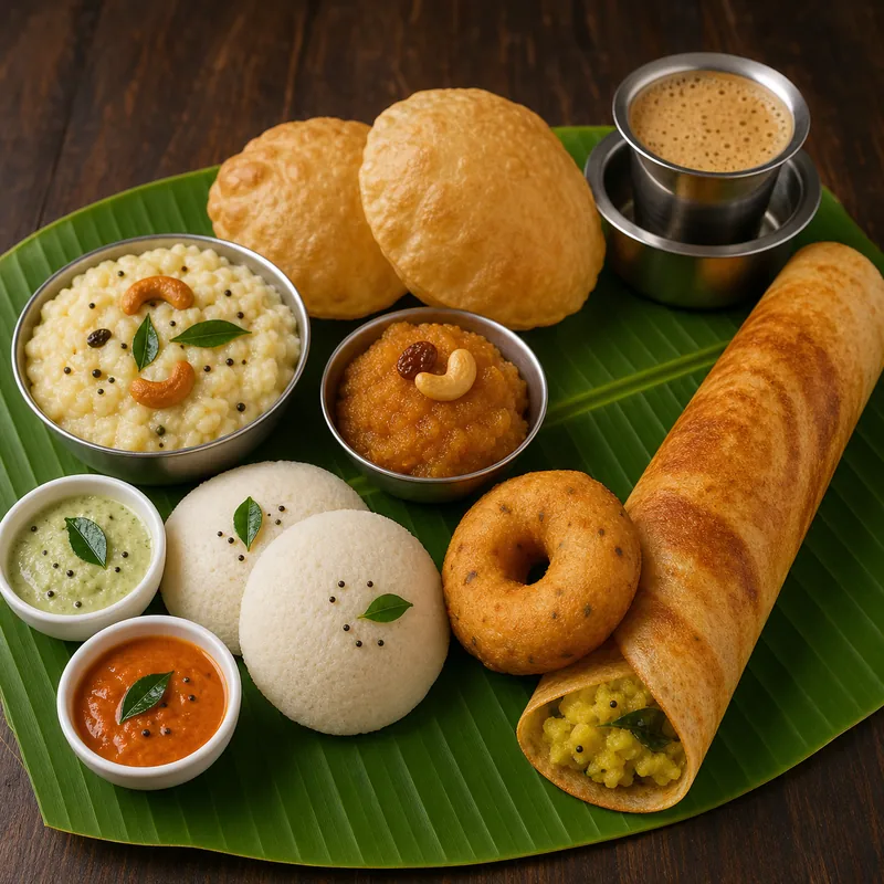 Divyam Special Breakfast prepared for serving