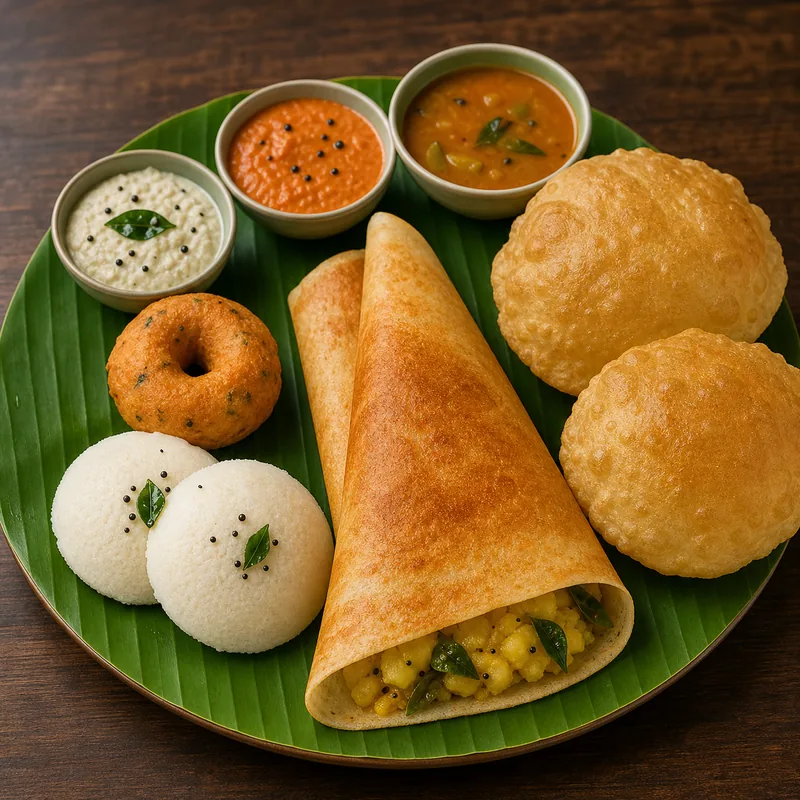 Quick Breakfast prepared for serving