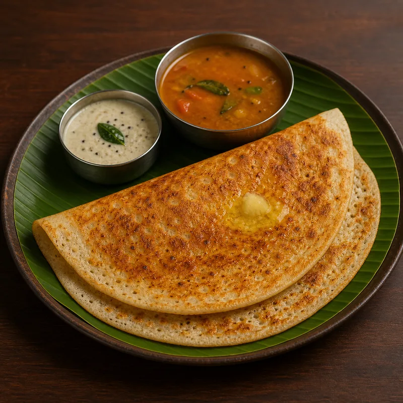 Ghee or Butter Roast prepared for serving
