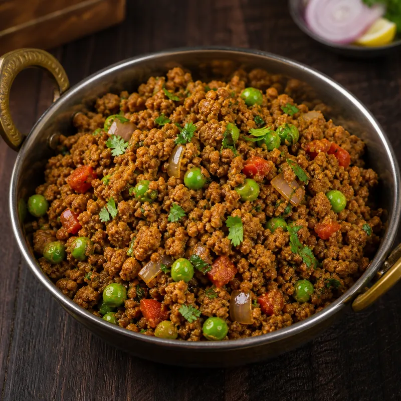 Soya Keema (Dry) prepared for serving