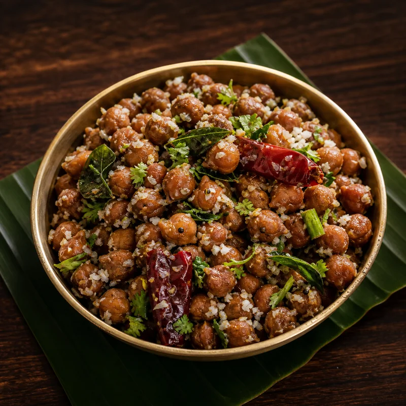 Masala Sundal prepared for serving